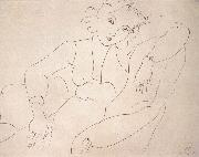 Henri Matisse A woman sitting oil painting artist